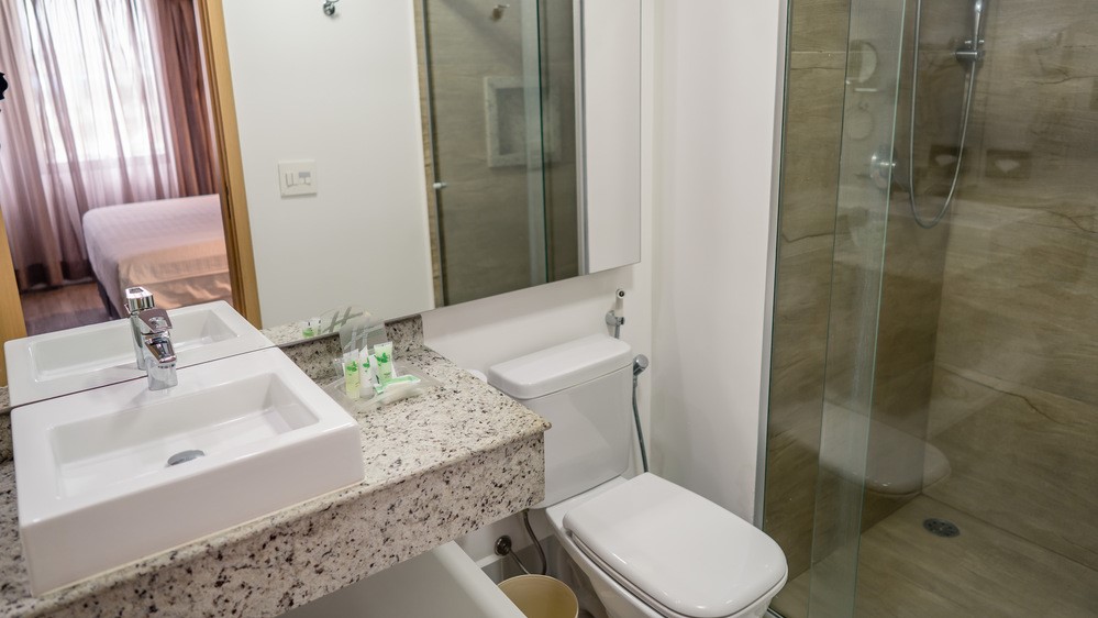 Banheiro Apartamento Luxo - Holiday Inn Parque Anhembi